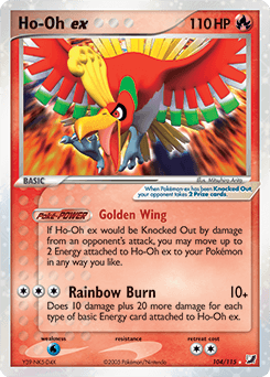 Ho-Oh ex - Holofoil