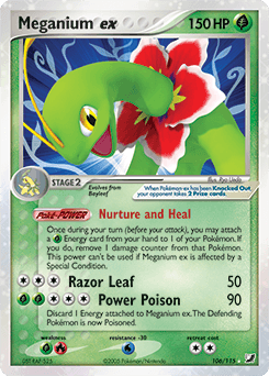 Meganium ex - Holofoil