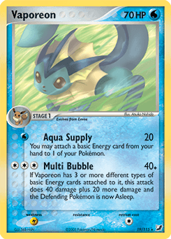 Vaporeon - Reverse Holofoil