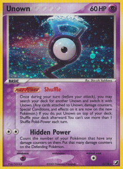 Unown - Holofoil