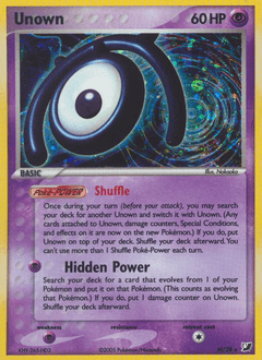 Unown - Holofoil