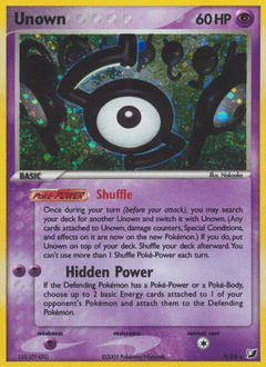Unown - Holofoil