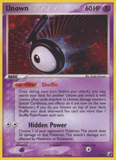 Unown - Holofoil