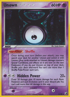 Unown - Holofoil