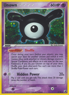 Unown - Holofoil