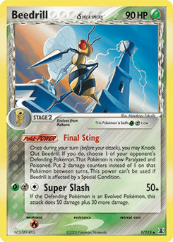 Beedrill δ - Reverse Holofoil