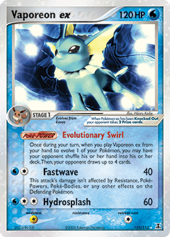 Vaporeon ex - Holofoil