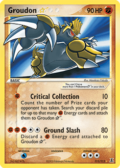 Groudon ★ - Holofoil