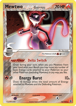 Mewtwo δ - Reverse Holofoil