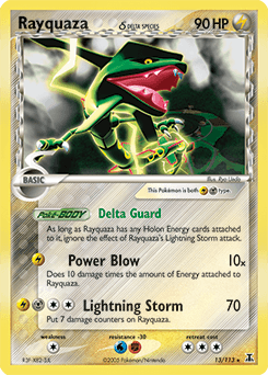 Rayquaza δ - Reverse Holofoil