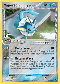 Vaporeon δ - Reverse Holofoil