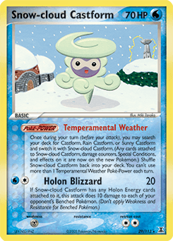 Snow-cloud Castform - Normal
