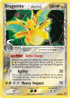 Dragonite δ - Reverse Holofoil