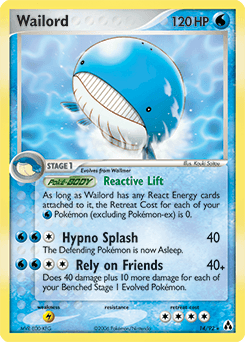 Wailord - Reverse Holofoil