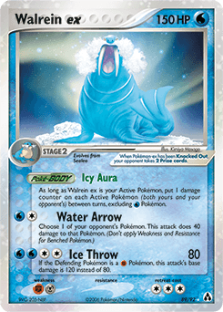 Walrein ex - Holofoil