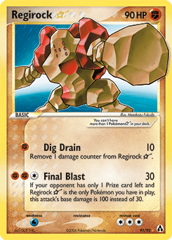 Regirock ★ - Holofoil