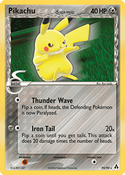 Pikachu δ - Holofoil
