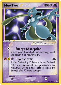 Mewtwo ★ - Holofoil