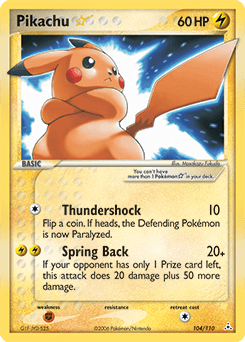 Pikachu ★ - Holofoil