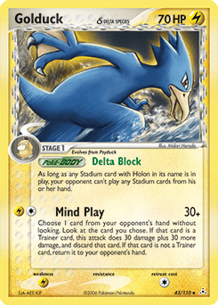 Golduck δ - Normal