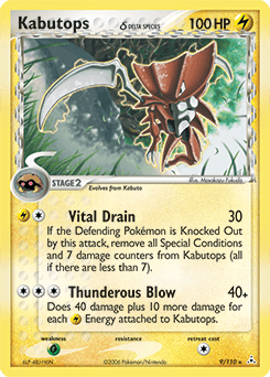 Kabutops δ - Reverse Holofoil