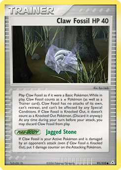 Claw Fossil - Normal