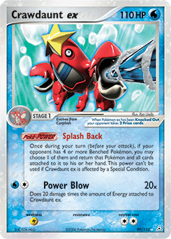 Crawdaunt ex - Holofoil