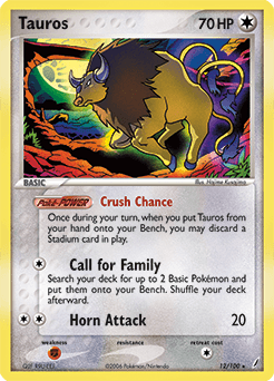 Tauros - Reverse Holofoil