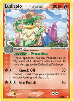 Ludicolo δ - Reverse Holofoil
