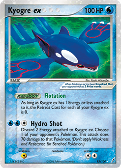 Kyogre ex - Holofoil