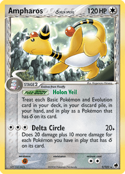 Ampharos δ - Reverse Holofoil