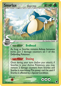 Snorlax δ - Reverse Holofoil