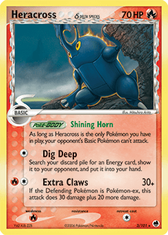 Heracross δ - Reverse Holofoil