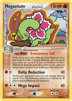 Meganium δ - Reverse Holofoil