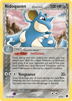 Nidoqueen δ - Reverse Holofoil