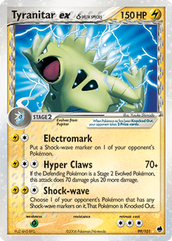 Tyranitar ex δ - Holofoil