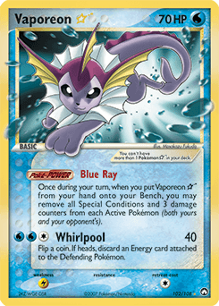 Vaporeon ★ - Holofoil
