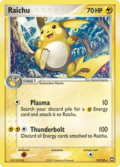 Raichu - Reverse Holofoil