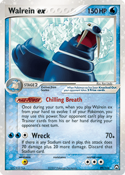 Walrein ex - Holofoil