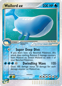Wailord ex - Holofoil