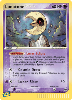 Lunatone - Reverse Holofoil