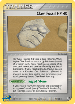Claw Fossil - Normal