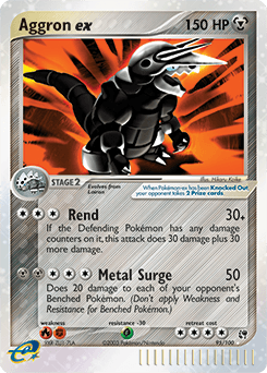 Aggron ex - Holofoil