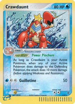 Crawdaunt - Reverse Holofoil