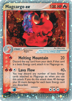 Magcargo ex - Holofoil