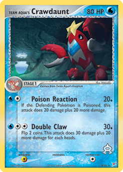 Team Aqua's Crawdaunt - Normal