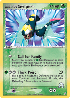 Team Aqua's Seviper - Normal