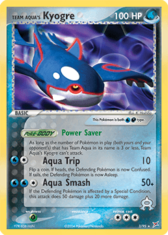 Team Aqua's Kyogre - Reverse Holofoil