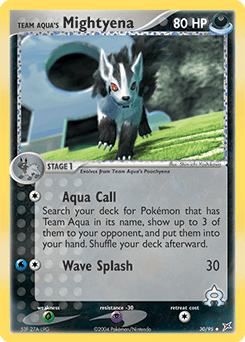 Team Aqua's Mightyena - Normal