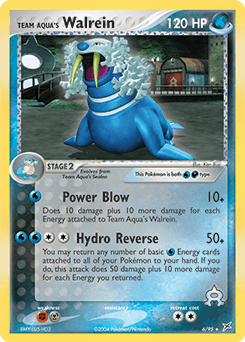 Team Aqua's Walrein - Reverse Holofoil